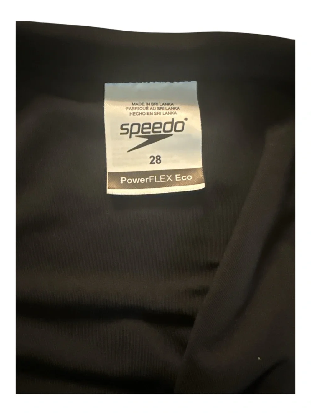 Speedo Men's Black & Blue Swim Briefs Size 28 NWT